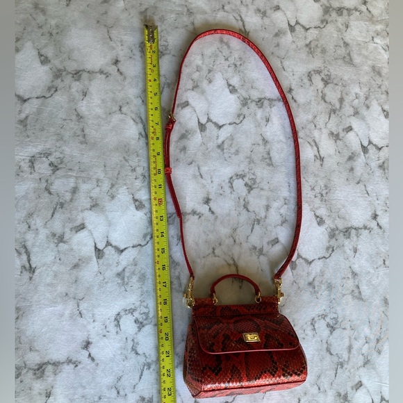 Red Python Miss Sicily Dolce & Gabbana - Picture 8 of 10